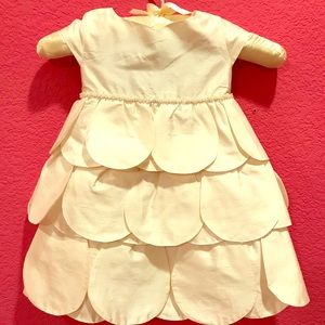 Silk petal girls formal dress